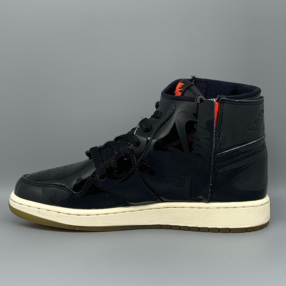 Jordan 1 Rebel‎ XX Black Patent Women’s Sz 7.5 - Picture 6 of 10